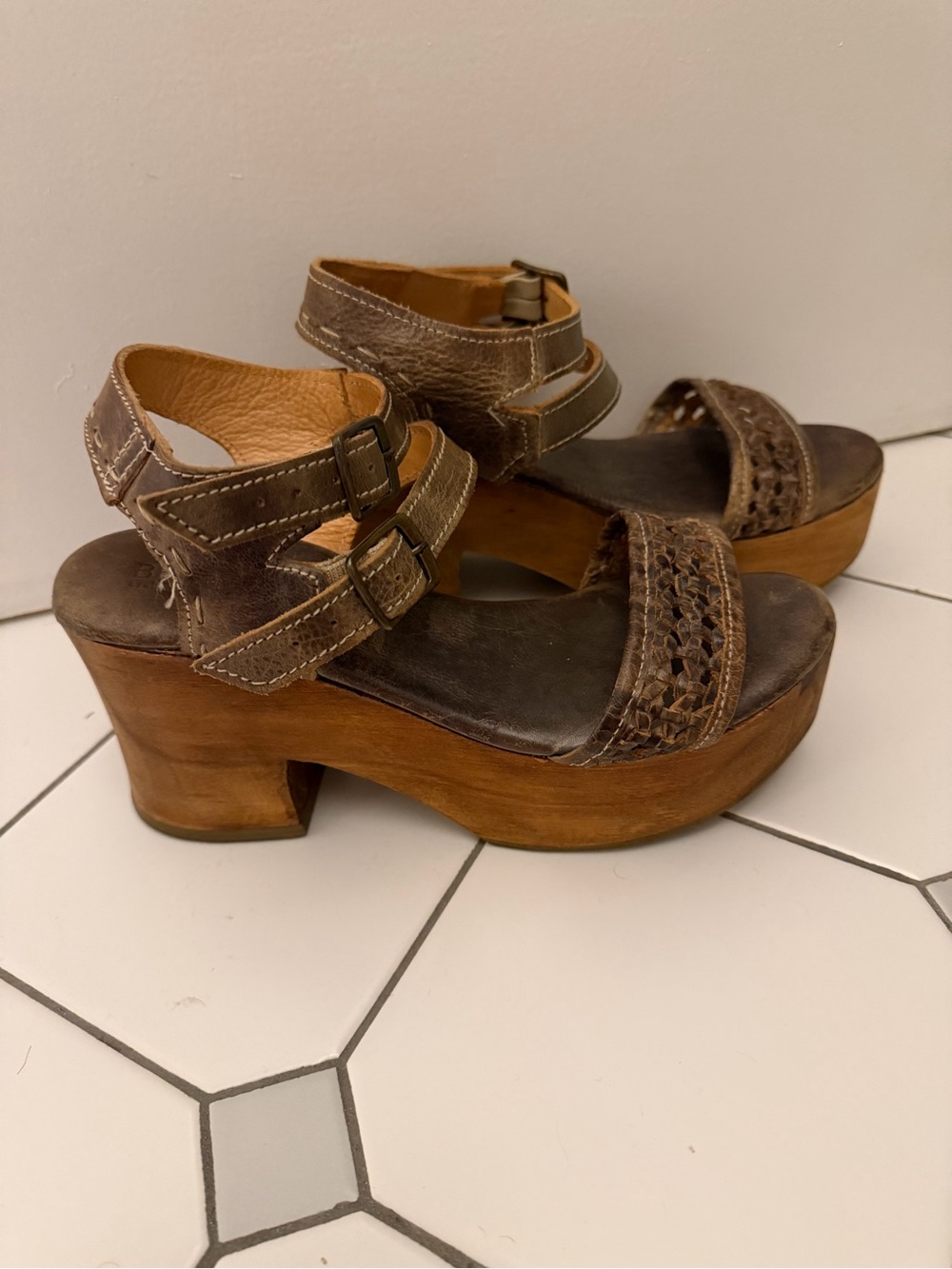 Bed Stu platform sandals